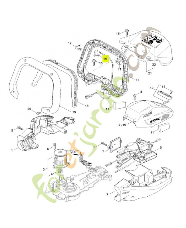Commutateur stihl réf. 4869-430-0501