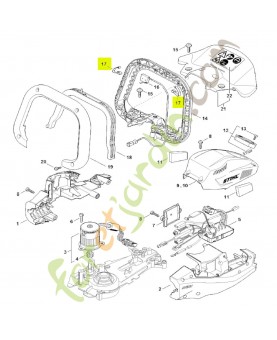 Ressort de connexion stihl réf. 4242-442-1600