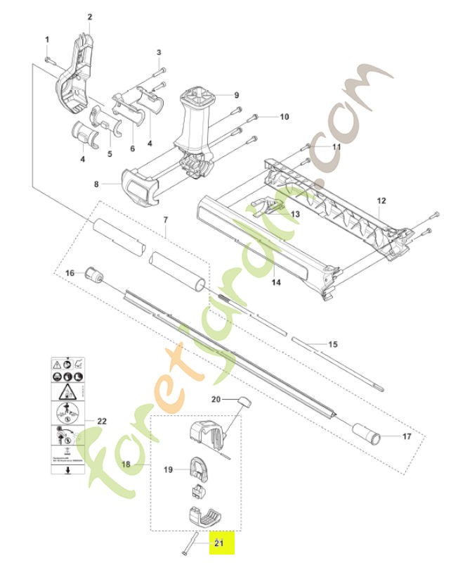 Vis husqvarna réf : 725234051
