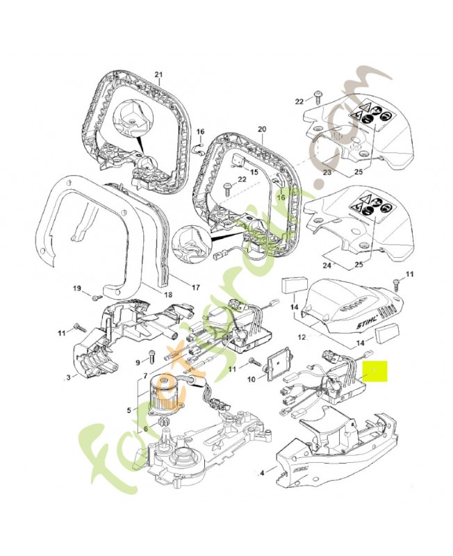 Module électronique stihl réf : 4869-430-1400