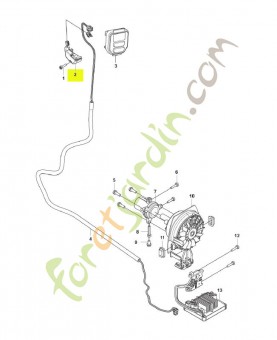 Bouton husqvarna réf : 593841302