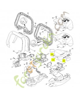 Recouvrement HSA 94 R stihl réf. 4869-600-3503