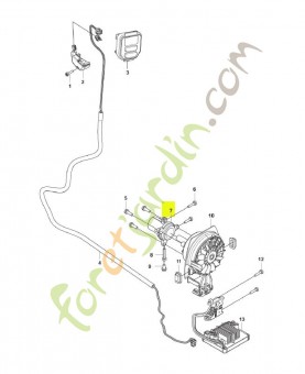 Support husqvarna réf : 592933501
