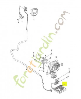 Kit unité de commande husqvarna  réf : 546010301