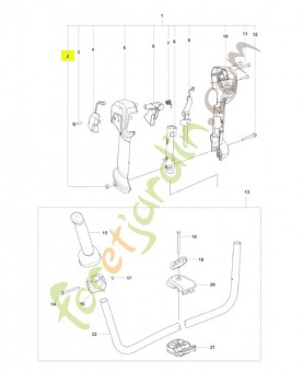 Ecrou husqvarna ref. 503221012 en stock
