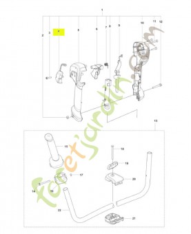 Bouton husqvarna réf : 593841302