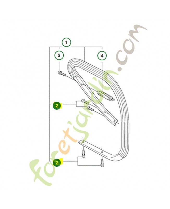 Vis husqvarna ref. 586443001