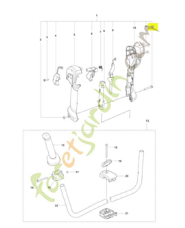 Vis husqvarna réf : 525755109