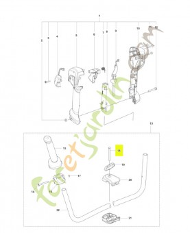 Vis m6x80 husqvarna réf : 725238651