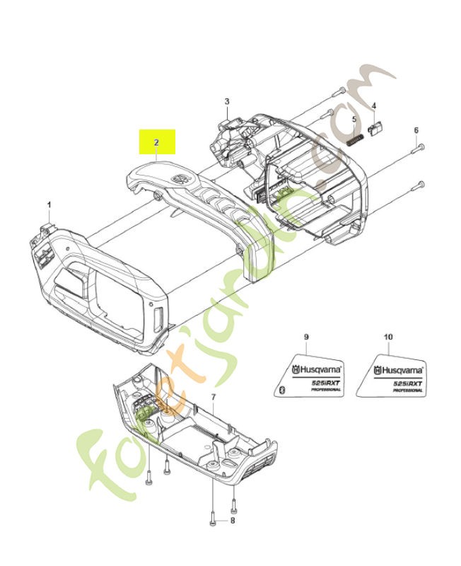 Couvercle husqvarna réf : 535570201