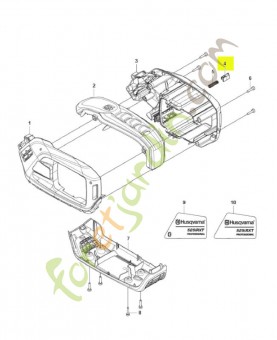 Bouton poussoir husqvarna réf : 577996601