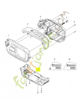 Plaque de protection husqvarna réf : 591461901