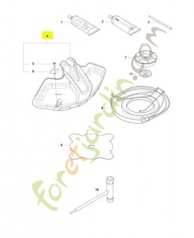 Carter de protection husqvarna réf : 588117901