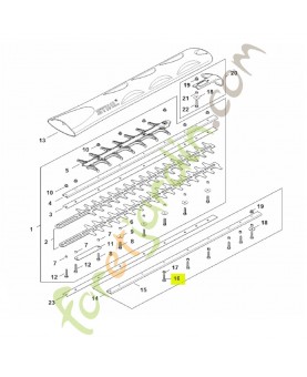 Vis cylindrique is m5x25 stihl réf : 4237-716-0400
