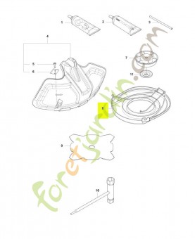 Carter lame husqvarna réf : 537312901