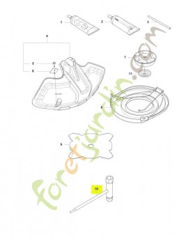 Clé mixte husqvarna réf : 575738202