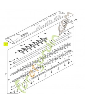 Protège-couteaux 750 mm / 30" stihl réf. 4237-790-9207