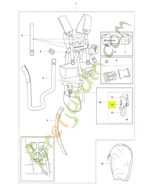 Ressort husqvarna réf : 586341001