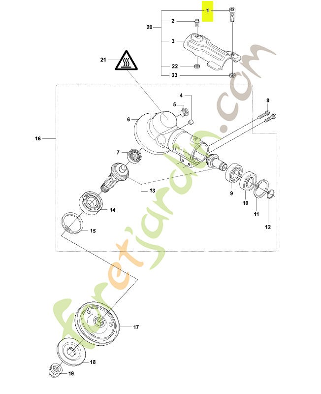 Vis husqvarna réf : 544218422