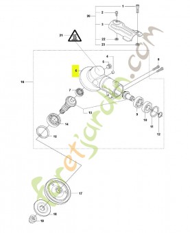Carter d'engrenage husqvaran réf : 537295902