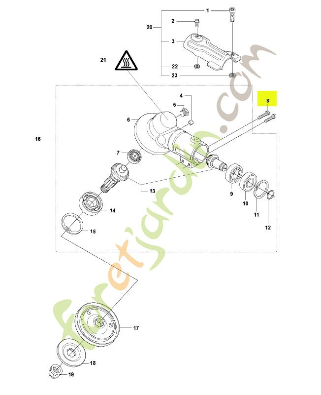 Vis husqvarna réf : 525755104