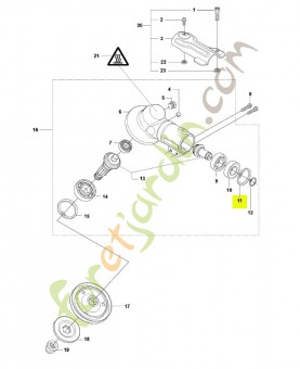 Circlip husqvarna réf : 735312810