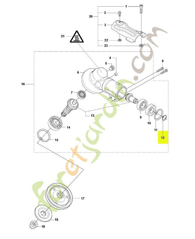 Clips husqvarna réf : 735311400