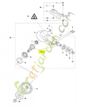 Pignon husqvarna réf : 505133301