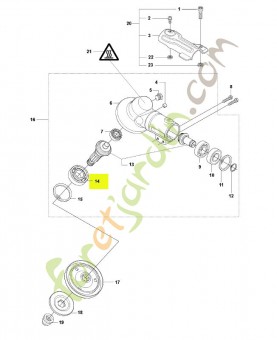 Roulement à billes husqvarna réf : 503252801