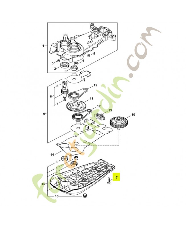 Vis cylindrique is-d5x20 stihl réf. 9075-478-4136