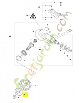 Bride de renfort husqvarna ref. 537343502