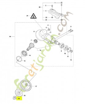Ecrou de lame husqvarna ref. 502291101