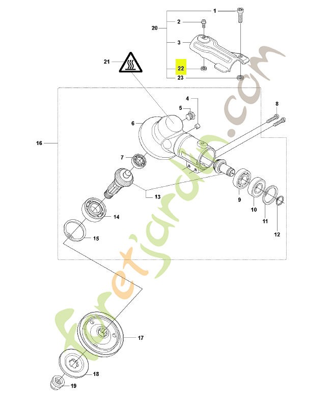 Ecrou husqvarna réf : 574039501