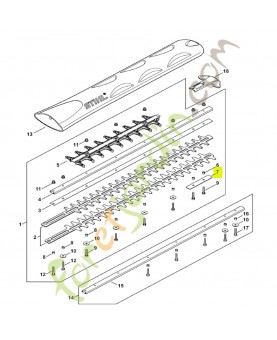 Tôle de protection stihl réf. 4237-717-3100
