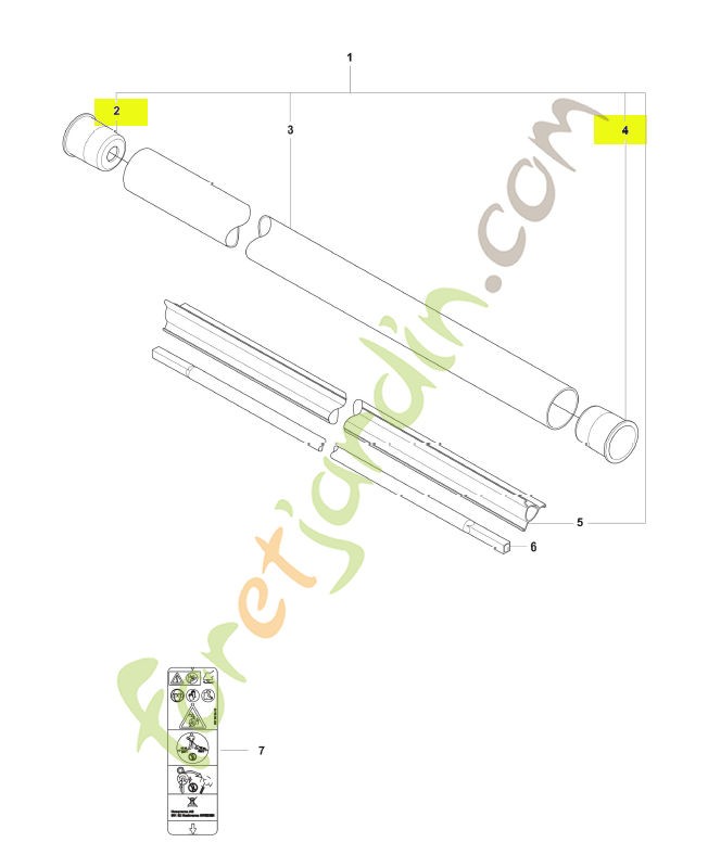 Bouchon husqvarna réf : 537360201