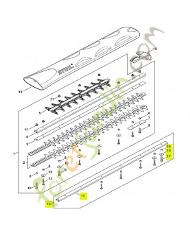 jeu de pièces pour hsa 94t 4237-007-1001