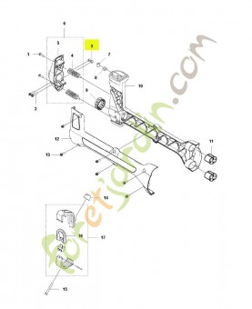 Ecrou husqvarna ref. 503221012