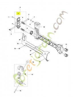 Support husqvarna réf : 591373501