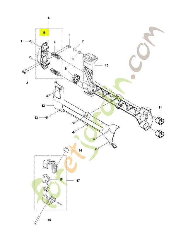Support husqvarna réf : 591373501