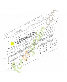 Protection anti-coupure stihl réf. 4869-740-9500