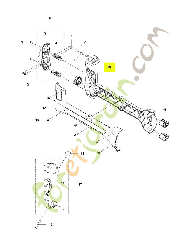 Suspension husqvarna réf : 591190801