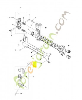 Bouton husqvarna réf : 537130402