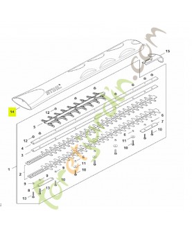 Protège-couteaux 750 mm / 30" stihl réf. 4237-790-9207