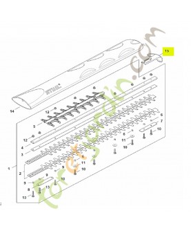 Protège­ guidage stihl réf.4237-792-9006