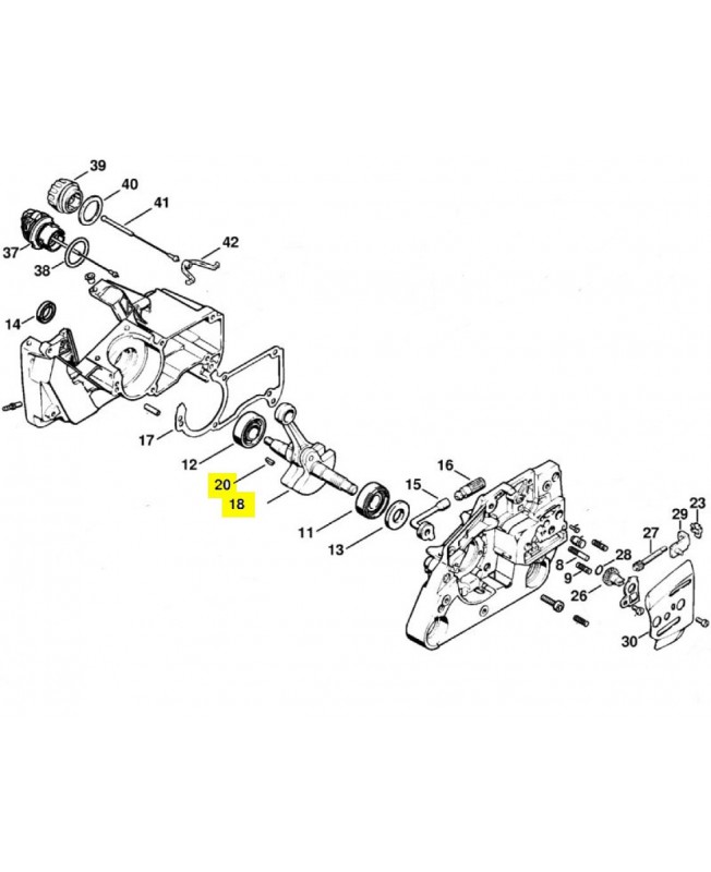 Repères 18 et 20 Vilebrequin