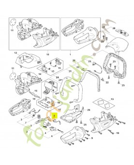 Commutateur stihl réf. HA07-430-0500