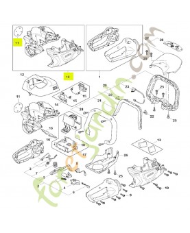 Carter moteur stihl réf. HA07-600-0800