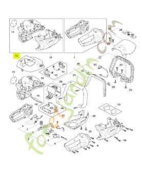 Recouvrement stihl réf. HA07-602-0400