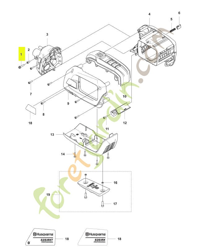 Vis husqvarna réf : 525755104