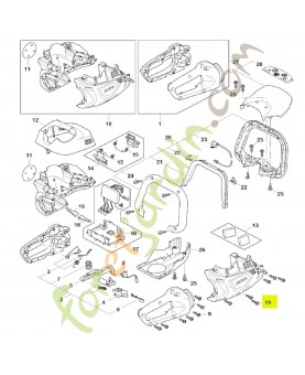 Vis cylindrique IS-P4x16 stihl réf : 9074-477-3025